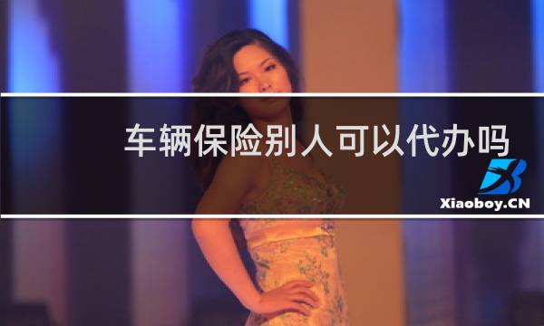 车辆保险别人可以代办吗图片