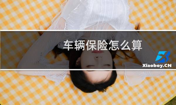 车辆保险怎么算(汽车保险费用怎么计算)