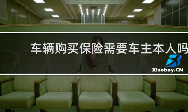 车辆购买保险需要车主本人吗