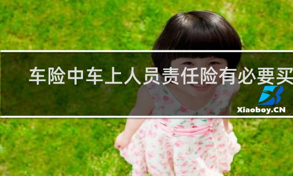 车险中车上人员责任险有必要买吗图片