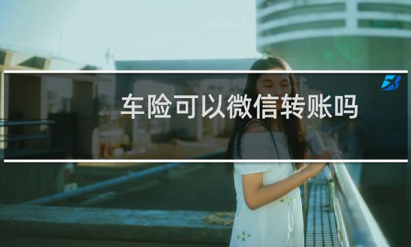 车险可以微信转账吗
