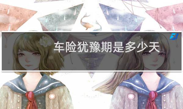 车险犹豫期是多少天图片