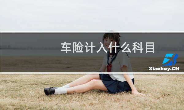 车险计入什么科目