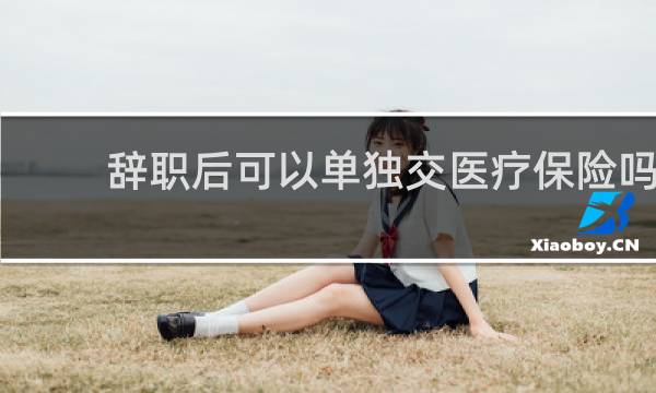 辞职后可以单独交医疗保险吗图片