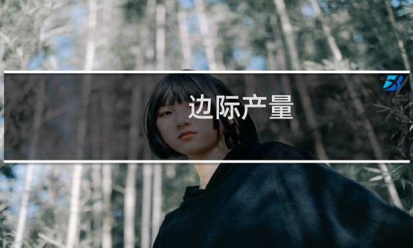 边际产量（边际）