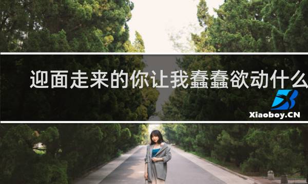 迎面走来的你让我蠢蠢欲动什么梗