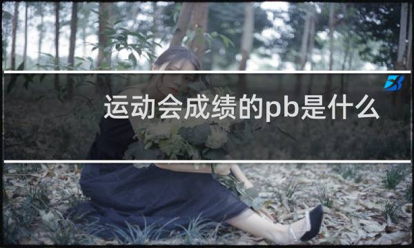 运动会成绩的pb是什么