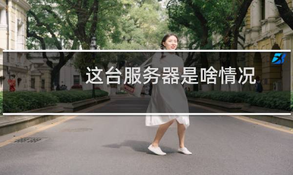 这台服务器是啥情况？-其他问题