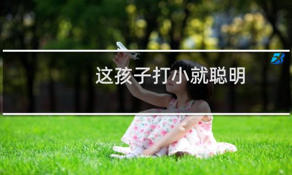 这孩子打小就聪明 它出自哪里什么梗