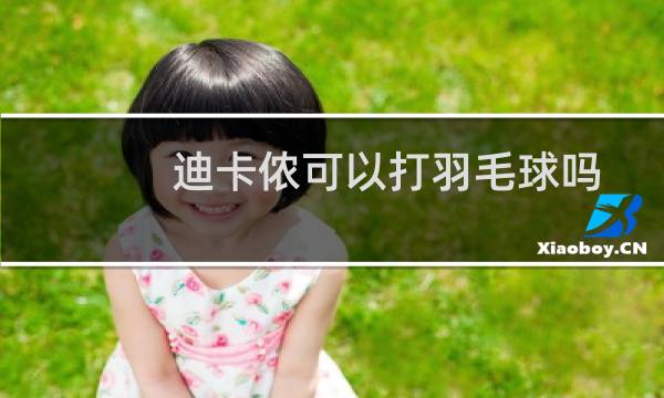 迪卡侬可以打羽毛球吗
