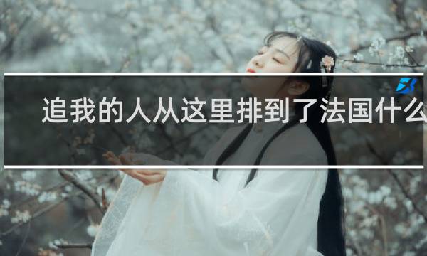 追我的人从这里排到了法国什么梗