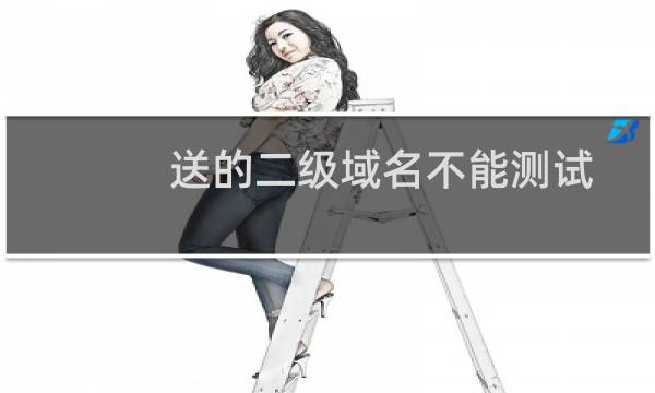 送的二级域名不能测试访问网站