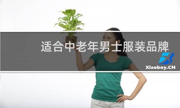 适合中老年男士服装品牌