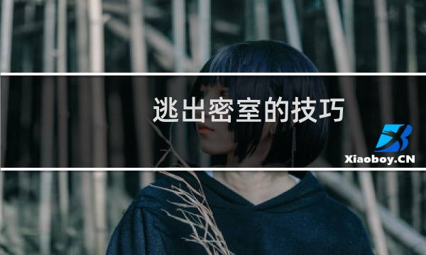 逃出密室的技巧（逃出密室游戏）
