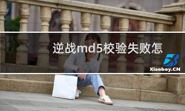 逆战md5校验失败怎么办