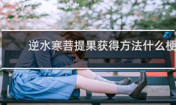 逆水寒菩提果获得方法什么梗