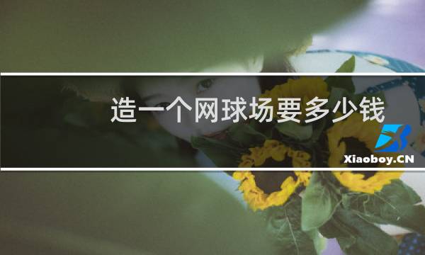 造一个网球场要多少钱