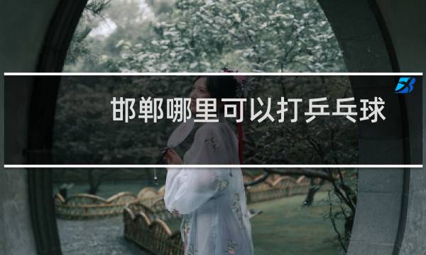 邯郸哪里可以打乒乓球