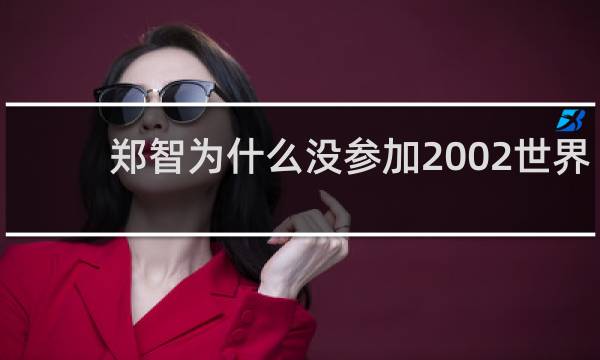 郑智为什么没参加2002世界杯