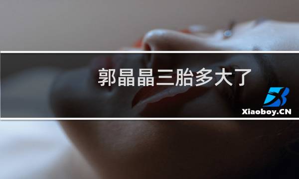 郭晶晶三胎多大了