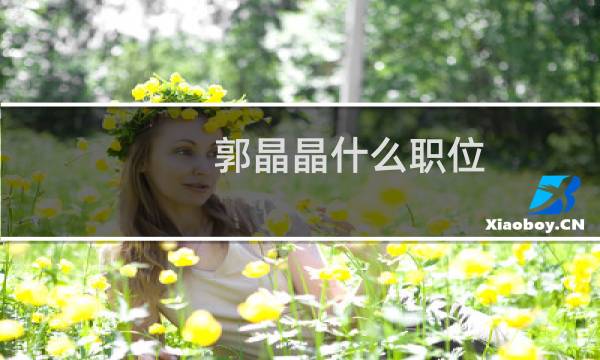 郭晶晶什么职位