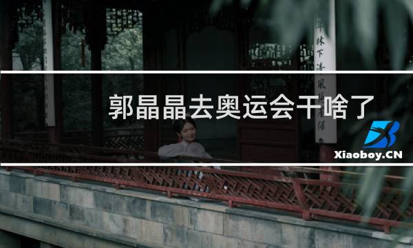 郭晶晶去奥运会干啥了