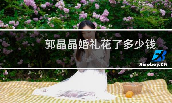 郭晶晶婚礼花了多少钱
