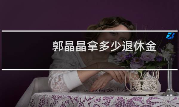 郭晶晶拿多少退休金