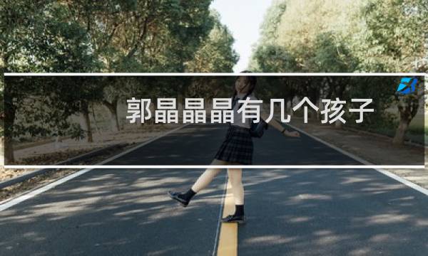 郭晶晶晶有几个孩子