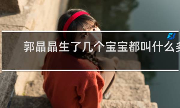 郭晶晶生了几个宝宝都叫什么多大了