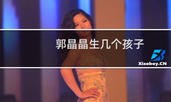 郭晶晶生几个孩子