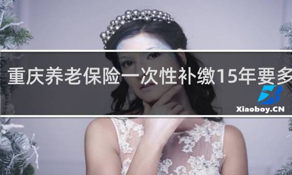 重庆养老保险一次性补缴15年要多少钱