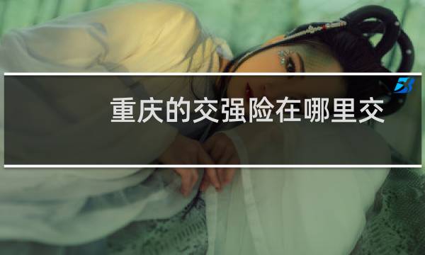 重庆的交强险在哪里交