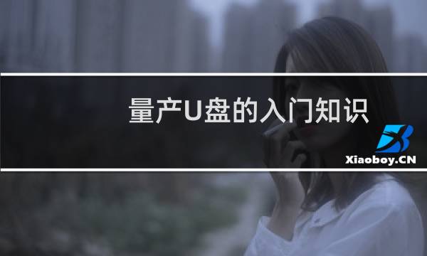 量产U盘的入门知识