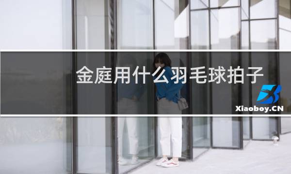 金庭用什么羽毛球拍子