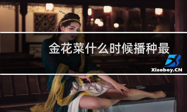 金花菜什么时候播种最好(金花菜)