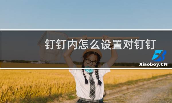 钉钉内怎么设置对钉钉圈子的介绍