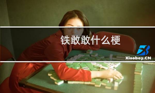 铁敢敢什么梗