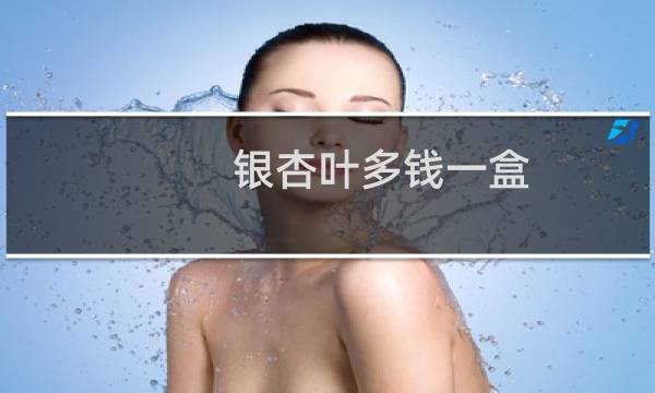 银杏叶多钱一盒