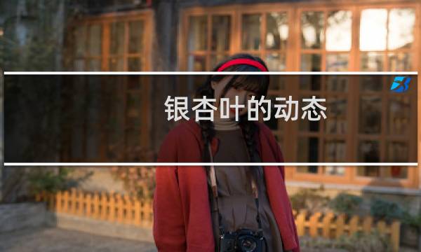 银杏叶的动态