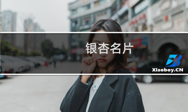 银杏名片