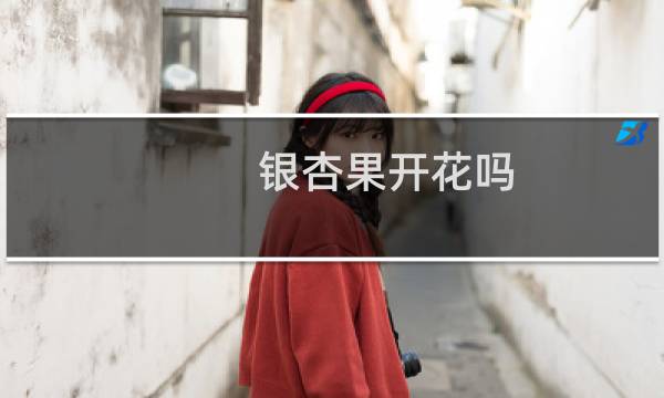 银杏果开花吗