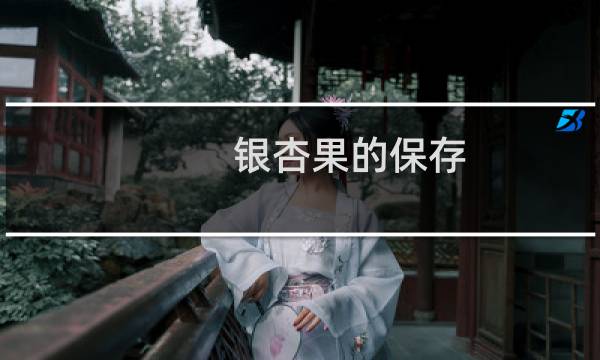 银杏果的保存