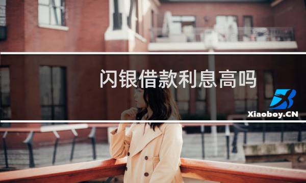 闪银借款利息高吗（闪银利息那么高合法吗）
