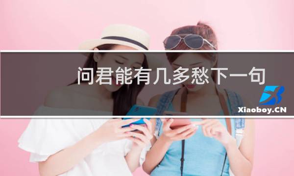 问君能有几多愁下一句情话(问君能有几多愁下一句)