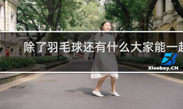 除了羽毛球还有什么大家能一起玩的