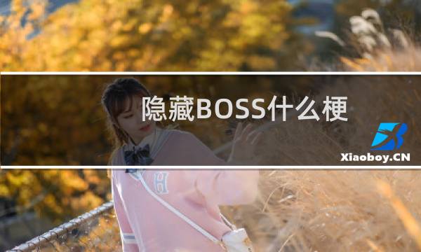 隐藏BOSS什么梗？隐藏BOSS是什么意思什么梗