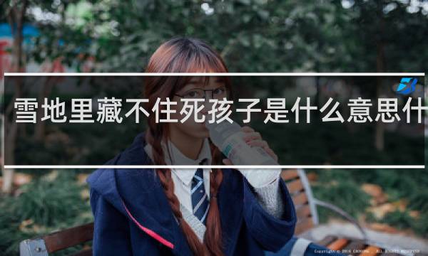 雪地里藏不住死孩子是什么意思什么梗