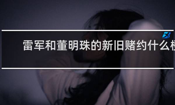 雷军和董明珠的新旧赌约什么梗