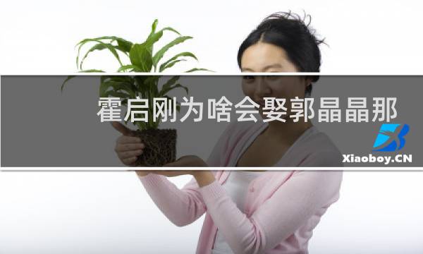 霍启刚为啥会娶郭晶晶那